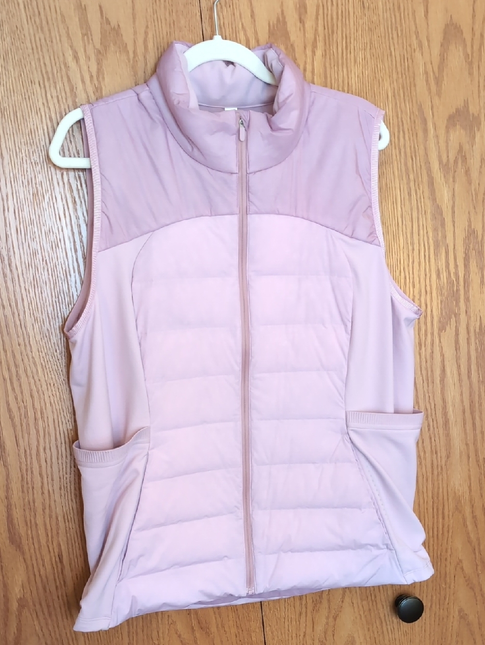 lululemon athletica Light Pink Quilted Vest